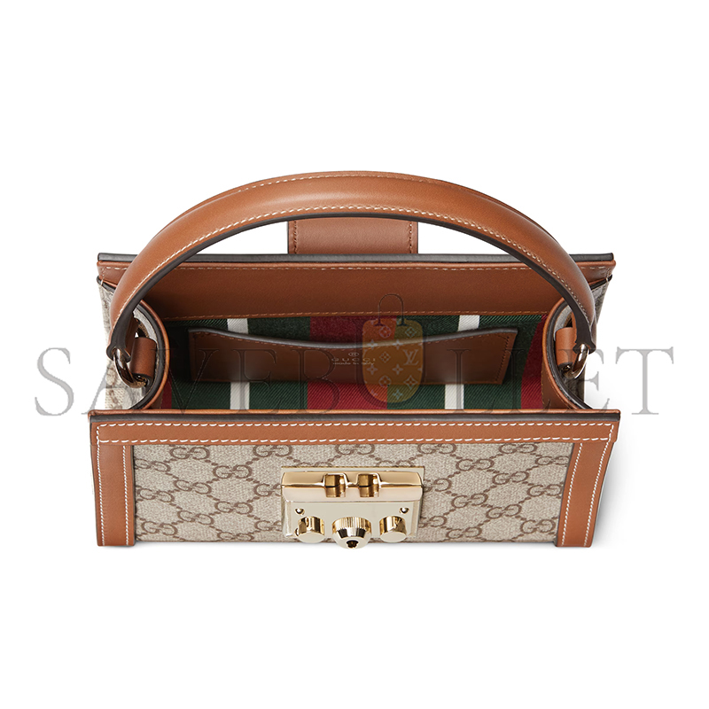 G*u*i padlock small top handle bag 841653 (20*13.5*8cm)